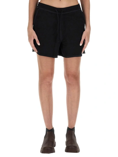 Shop Ganni Sweat Shorts. In Black