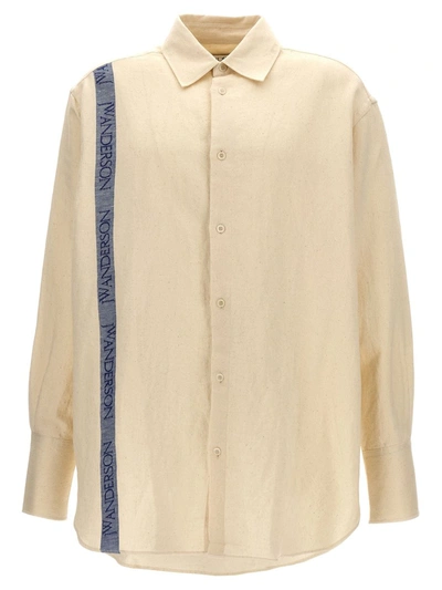 Shop Jw Anderson J.w. Anderson Off White Cotton Shirt In Off-white