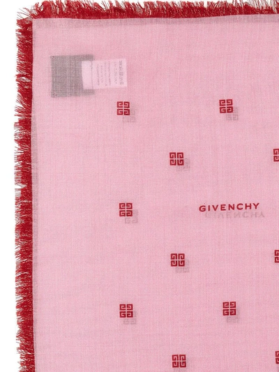 Shop Givenchy Sciarpa 'plumetis' In Pink