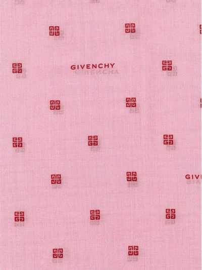 Shop Givenchy Sciarpa 'plumetis' In Pink