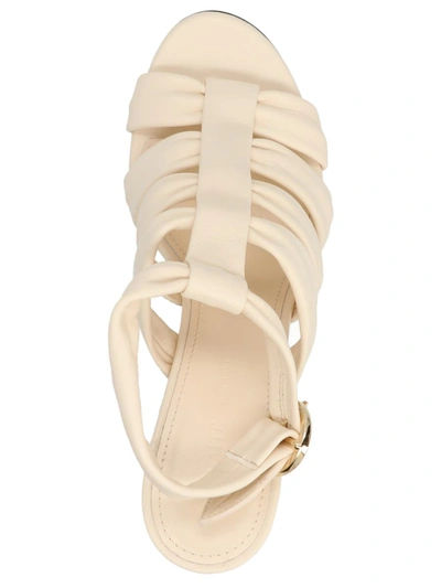 Shop Khaite 'perth' Sandals In White