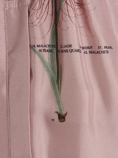 Shop Lanvin 'botanical' Pants In Pink