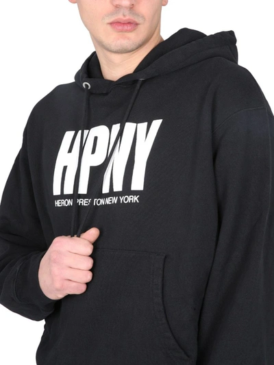 Shop Heron Preston Sweatshirt With Logo Print In Black