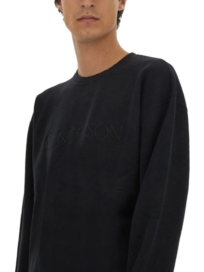 Shop Jw Anderson J.w. Anderson Sweatshirt With Logo In Black