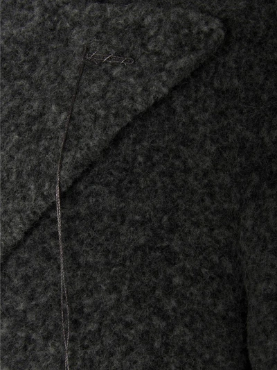 Shop Maurizio Miri Cocoon' Coat In Gray