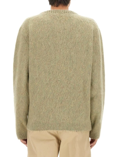 Shop Lemaire Brushed Wool Sweater In Grey