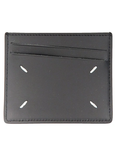 Shop Maison Margiela Leather Card Holder Unisex In Black