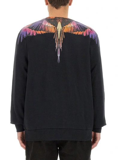 Shop Marcelo Burlon County Of Milan Sweatshirt Wings In Black