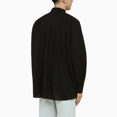 Shop Our Legacy Borrowed Shirt In Voile In Black