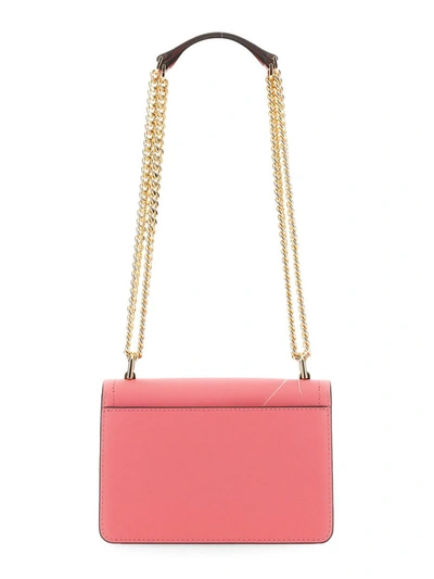 Shop Michael Michael Kors Michael Kors Extra-small "heather" Shoulder Bag In Pink