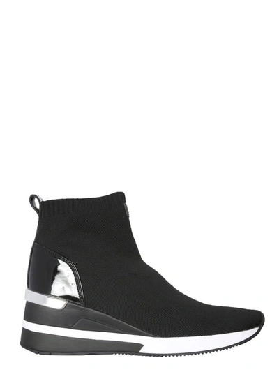 Shop Michael Michael Kors Michael Kors Sneaker "skyler" In Black