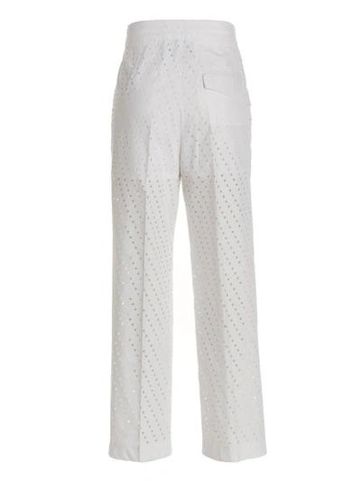Shop Nude Visible Button Jeans In White