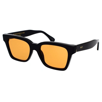 Retrosuperfuture Rectangular Frame Sunglasses In Black