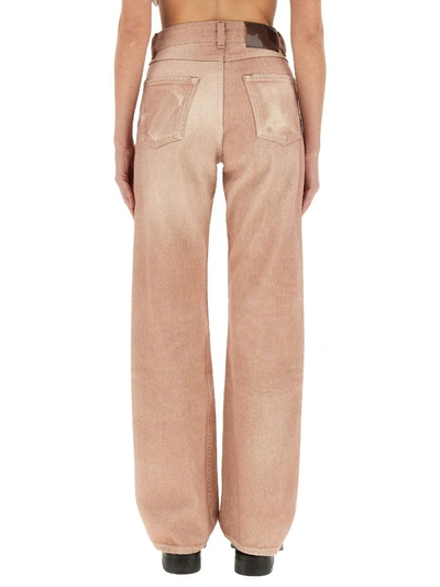 Shop Our Legacy Linear Cut Jeans In Pink
