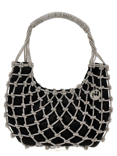 Shop Rosantica 'nodi' Handbag In Black