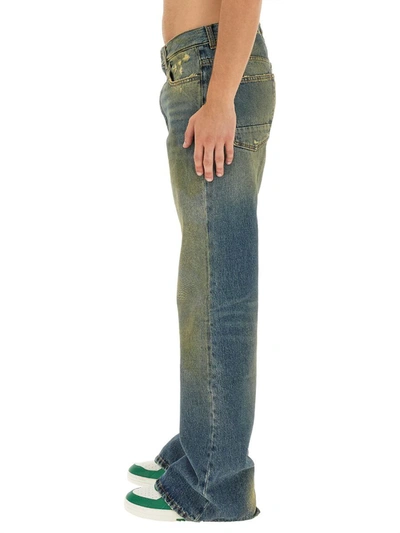 Shop Palm Angels Jeans Bootcut In Multicolour