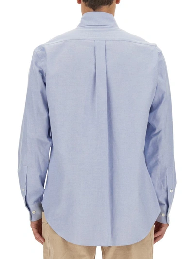 Shop Palm Angels Tailor-made Shirt In Blue