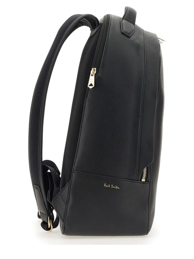 Shop Paul Smith Signature Stripe Backpack In Black