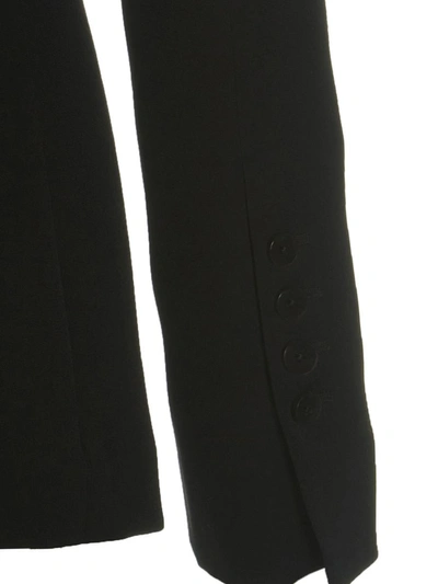 Sapio Tailored Double-breasted Blazer In Black