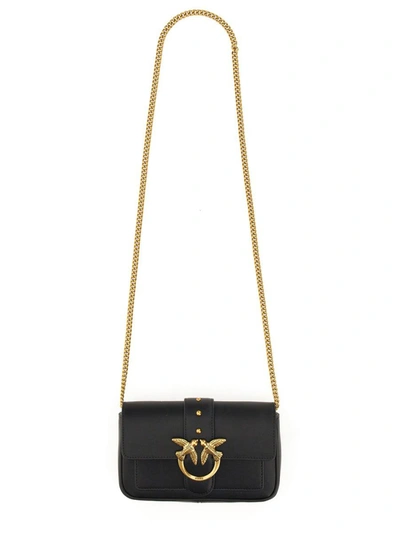 Shop Pinko Pocket Love One Bag In Black