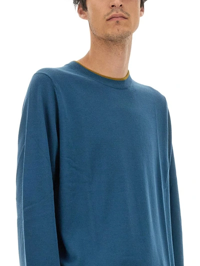 Shop Ps By Paul Smith Ps Paul Smith Jersey With Logo In Blue