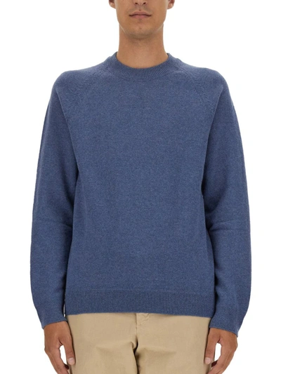 Shop Ps By Paul Smith Ps Paul Smith Wool Jersey. In Blue