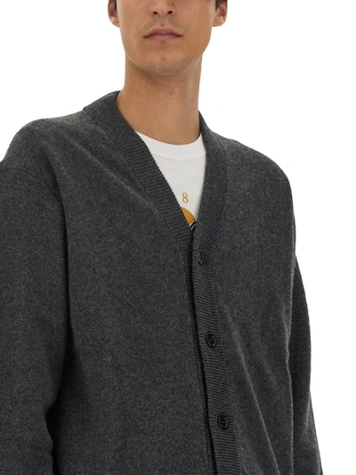 Shop Ps By Paul Smith Ps Paul Smith Wool Cardigan In Grey