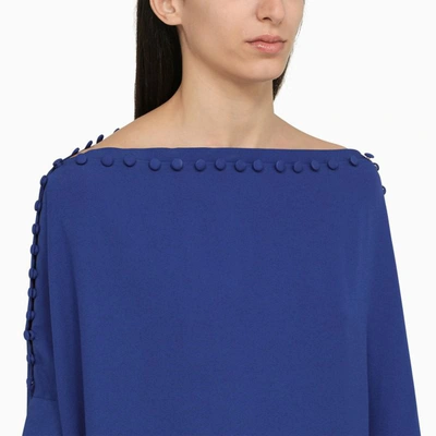 Shop Taller Marmo Transformable Mila Dress Electric In Blue