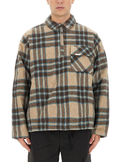 Shop Represent Plaid Shirt In Multicolour