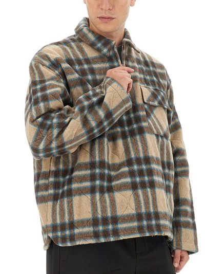 Shop Represent Plaid Shirt In Multicolour