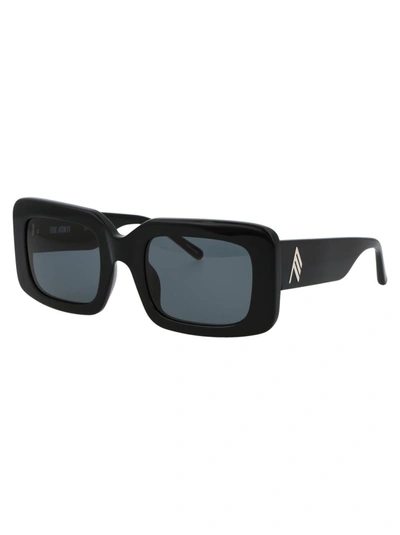 Attico Jorja Sunglasses In Black/silver/grey
