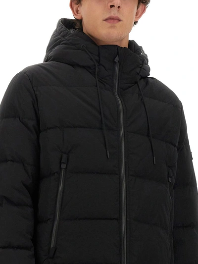Shop Tatras Hooded Jacket In Black