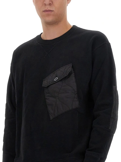 Shop Ten C Sweatshirt With Logo In Black