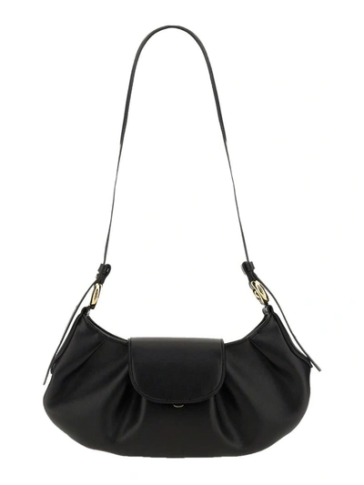 Shop Themoirè Shoulder Bag "mimesis" In Black