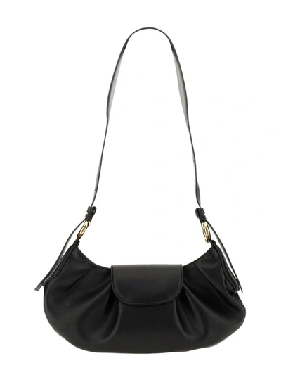 Shop Themoirè Shoulder Bag "mimesis" In Black