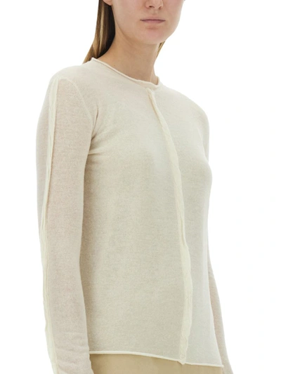 Shop Uma Wang Cashmere Sweater In Ivory