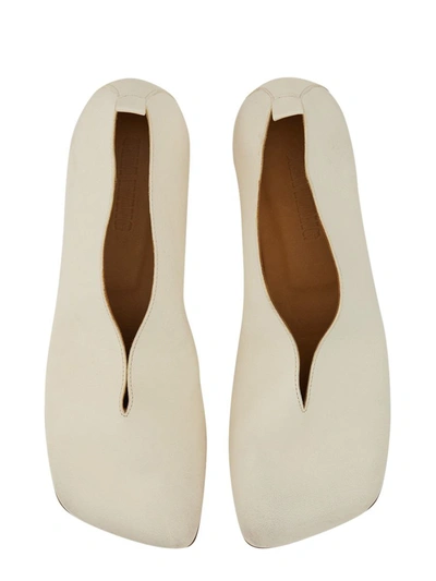 Shop Uma Wang Foot Ballet Shoe In Ivory