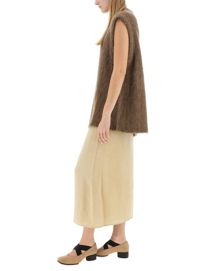 Shop Uma Wang Wool Vest In Brown