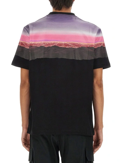 Shop Versace Hills T-shirt In Multicolour