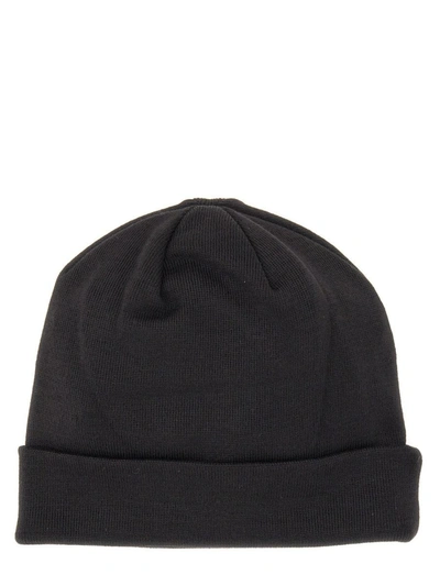 Shop Versace Jeans Couture Hat With Logo In Black