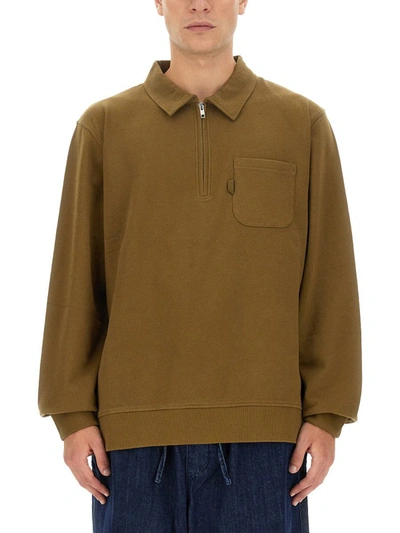 Shop Ymc You Must Create Ymc Sugden Sweatshirt In Military Green