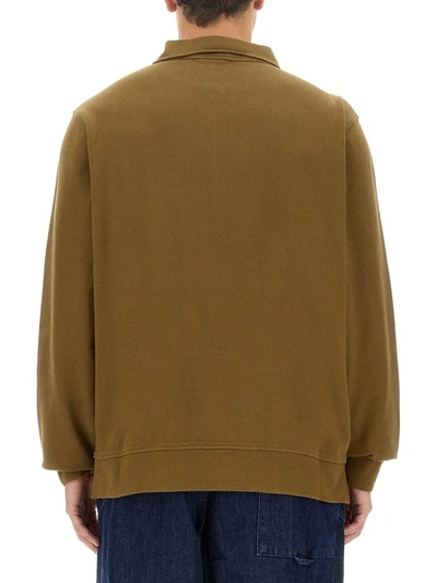 Shop Ymc You Must Create Ymc Sugden Sweatshirt In Military Green