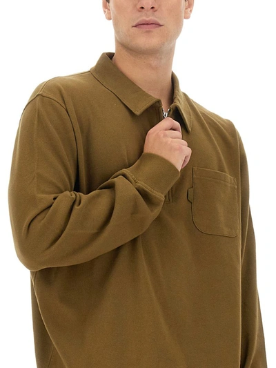Shop Ymc You Must Create Ymc Sugden Sweatshirt In Military Green