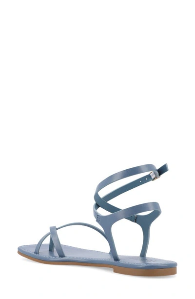 Shop Journee Collection Tru Comfort Charra Sandal In Blue