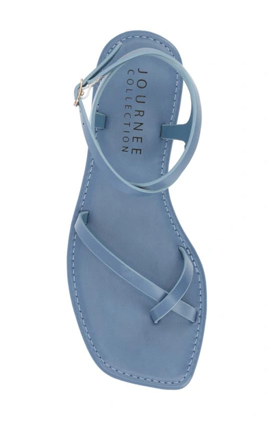 Shop Journee Collection Tru Comfort Charra Sandal In Blue