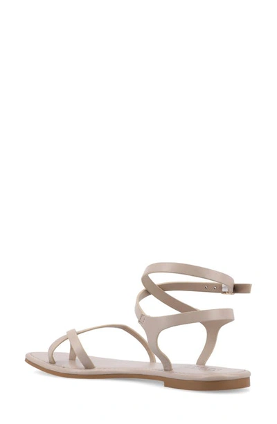 Shop Journee Collection Tru Comfort Charra Sandal In Taupe