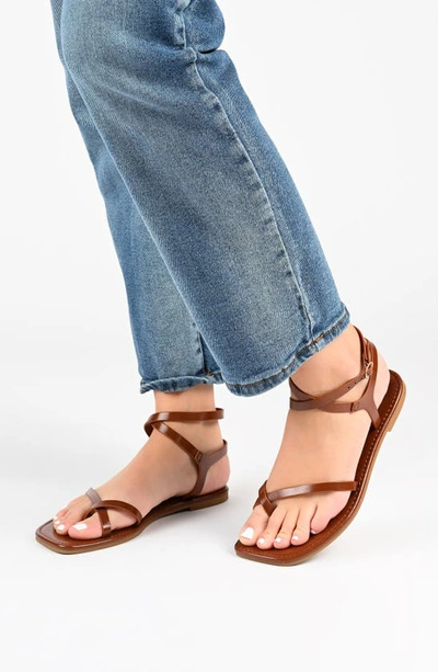 Shop Journee Collection Tru Comfort Charra Sandal In Blue