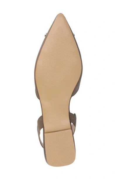 Shop Journee Collection Hannae Slingback Flat In Brown