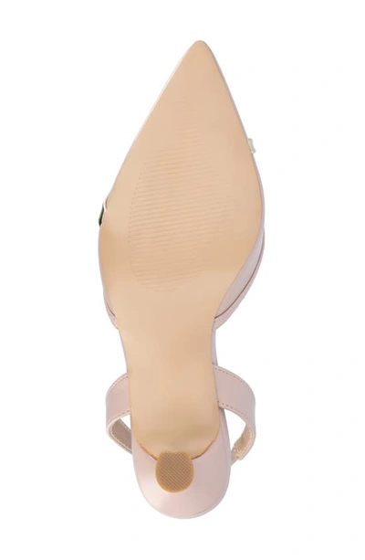 Journee Collection Nellia Slingback Pointed-toe Pump In Blush