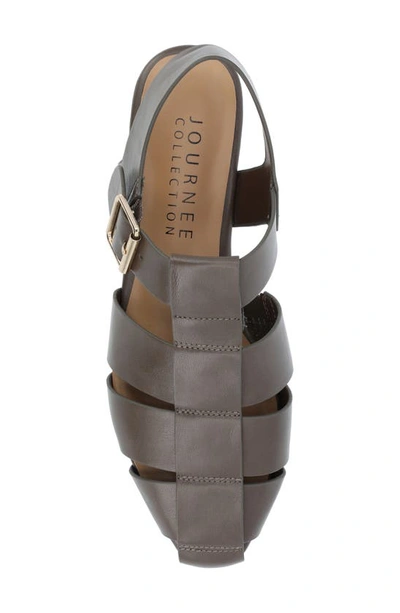 Shop Journee Collection Tru Comfort Cailinna Sandal In Brown